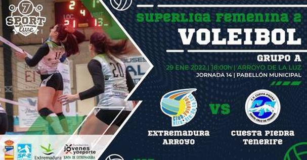 El Extremadura Arroyo retransmite partido de hoy frente al Cuesta Piedra Tenerife