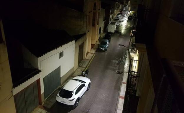La lluvia llega a Arroyo de la Luz