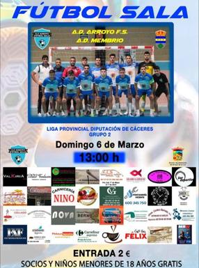 El Arroyo FS recibe al líder