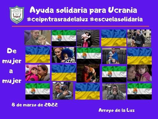 El CEIP Ntra. Sra. de la Luz celebra el Día de la Mujer mirando hacia Ucrania