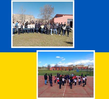 El colegio Ntra. Sra. de los Dolores dedica un minuto de silencio para pedir la paz por Ucrania