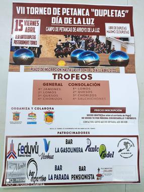 Este año se celebrará el VII Torneo de Petanca 'Día de la Luz'