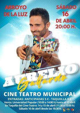 Aurelio Gallardo llega a Arroyo de la Luz con su 'Juerga rumbera'