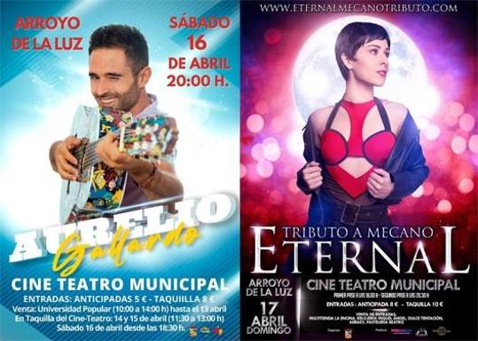 Este fin de semana llegan los conciertos de Aurelio Gallardo y Concierto Eternal, Tributo a Mecano
