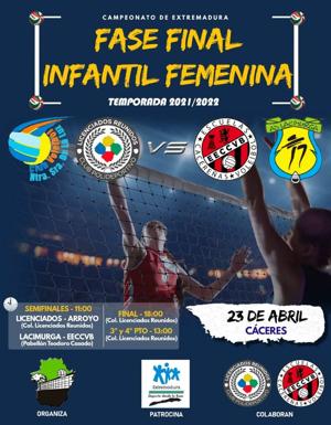 El equipo infantil de voleibol enfrentará la final a 4 el próximo sábado