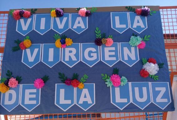 Los mayores y pequeños de la localidad preparan la llegada de la Patrona