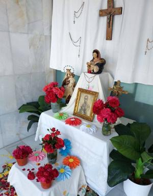 La residencia de mayores celebró la Cruz de Mayo