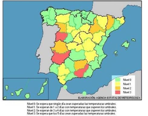 Alerta por altas temperaturas