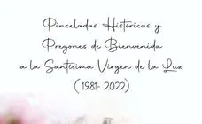 Eladio Sanjuán presenta su libro 'Pregones de bienvenida a la Santísima Virgen de la Luz'