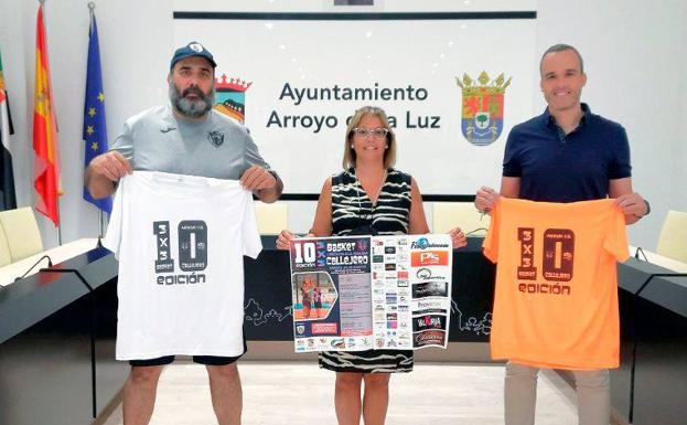 Presentada la décima edición del 3x3 de Básket Callejero de Arroyo de la Luz