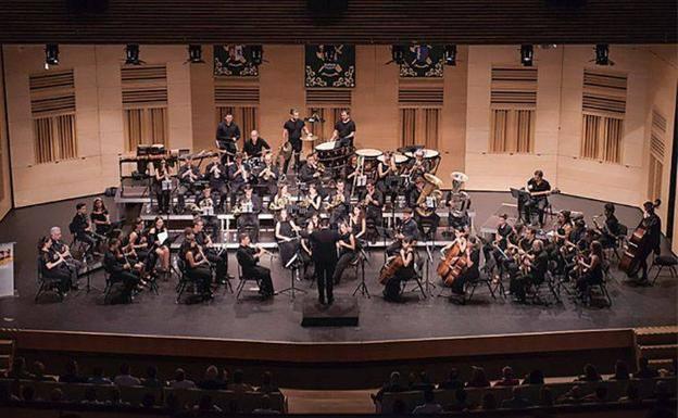Concierto de la Banda Sinfónica de la Diputación de Cáceres en el Cine-Teatro Municipal