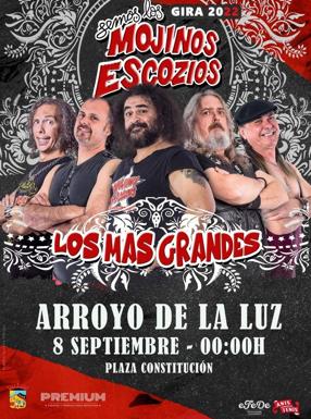 Concierto de Los Mojinos Escozíos en la Plaza de la Constitución