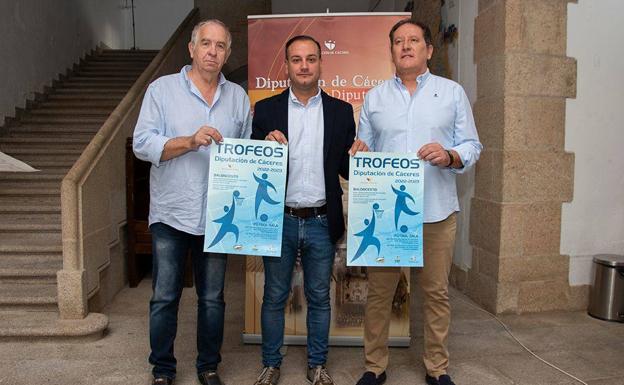 Arroyo estará presente en la nueva edición del Trofeo Diputación de Cáceres de Baloncesto y en el Trofeo de Fútbol Sala