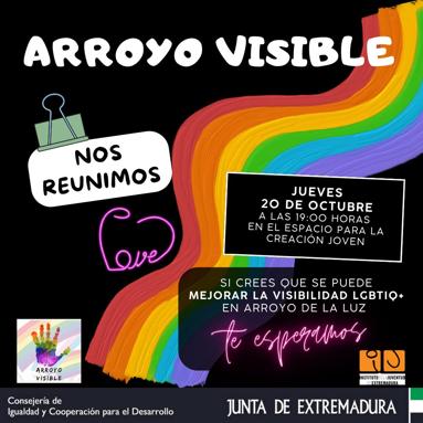 Arroyo Visible busca mejorar la aceptación de las relaciones LGBTIQ+ en Arroyo de la Luz