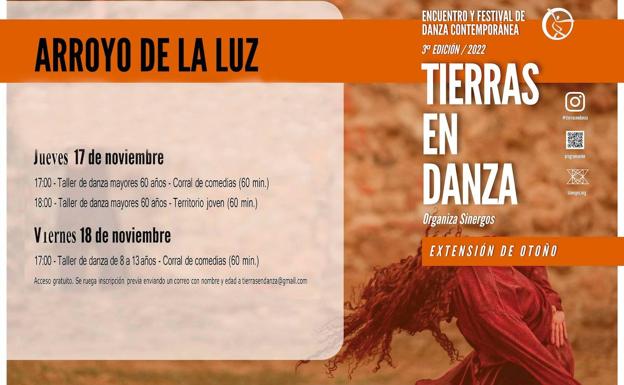 Talleres de danza para niños y mayores en Arroyo de la Luz