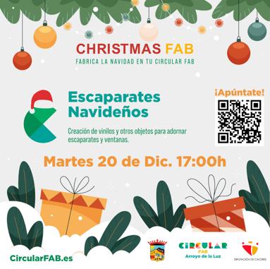 El Circular Fab acoge un taller de decoración de escaparates navideños