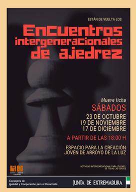 El Espacio para la Creación Joven acoge un nuevo Encuentro Intergeneracional de Ajedrez