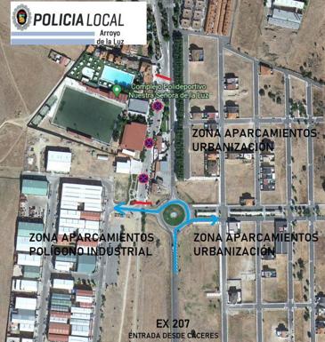 Dispositivo de control de tráfico para la Copa del Rey