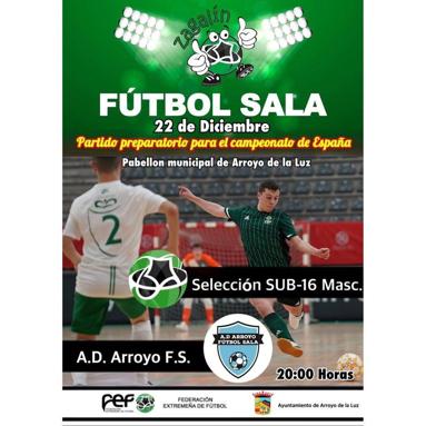 El Arroyo FS despide el año junto a los cadetes de la Fedexfutbol