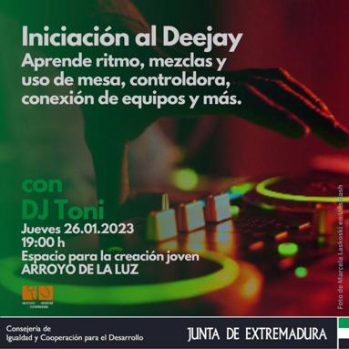 El ECJ organiza un taller de Iniciación al Deejay