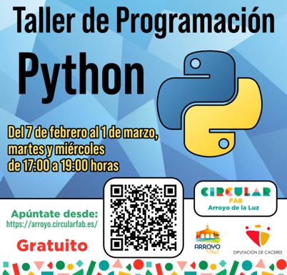 El Circular Fab de Arroyo de la Luz acoge un Taller de Programación con Python