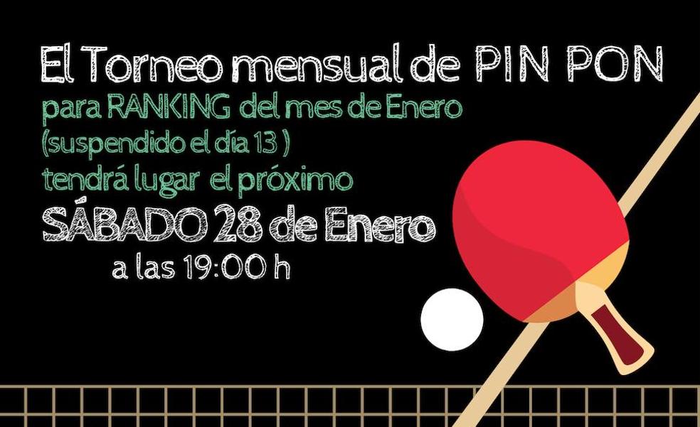 El ECJ acoge una nueva jornada de Torneo de Pin Pon