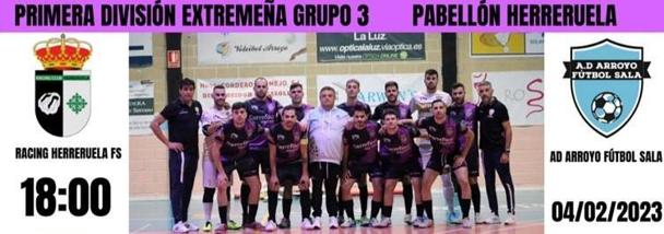 El Arroyo FS busca sumar otros 3 puntos en Herreruela
