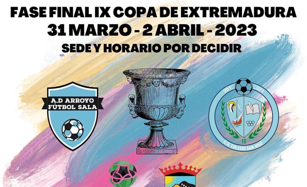 El Arroyo FS se enfrentará al CD San José FS en la Fase Final de la Copa de Extremadura