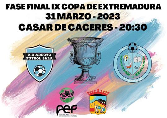 El Arroyo FS se enfrentará al CD San José en Casar de Cáceres en la Fase final de la Copa de Extremadura
