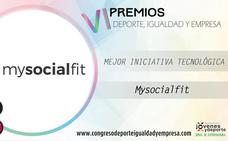 Mysocialfit es proclamada mejor iniciativa tecnológica en los VI Premios 'Deporte, Igualdad y Empresa'