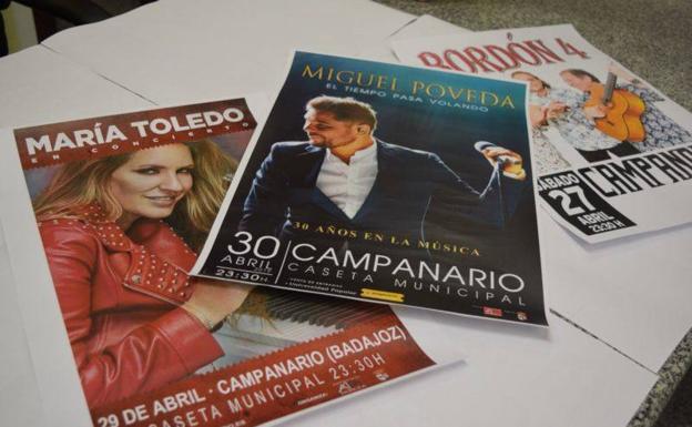 Las entradas para los conciertos de Miguel Poveda y María Toledo ya están a la venta