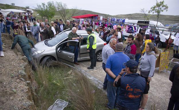 Un pequeño accidente en la ermita, único incidente reseñable el día de la romería