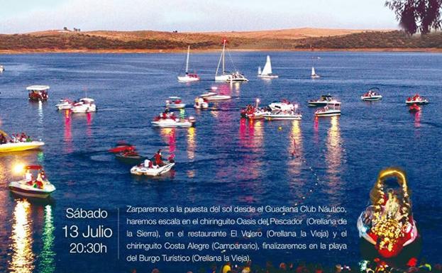 Procesión náutica de la Virgen del Carmen, este sábado 13 de julio