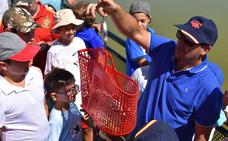 Más de 50 niños participaron en el concurrido concurso de pesca