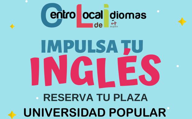 Ya está abierto el plazo de matrícula para el curso de Inglés del Centro Local de Idiomas