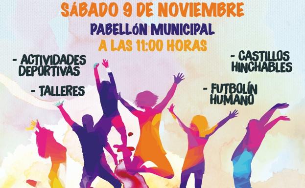 Los jóvenes tienen una cita con la diversión el próximo sábado en el polideportivo