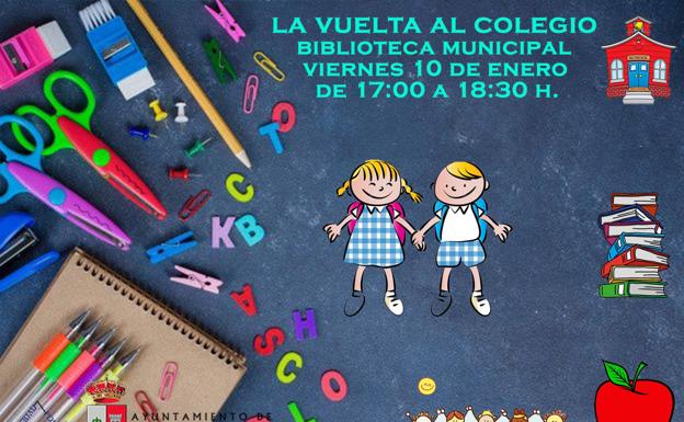 Una historia sobre la vuelta al colegio centra la actividad de este viernes en la biblioteca