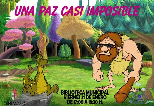 La biblioteca organiza actividades y un cuentacuento sobre la paz
