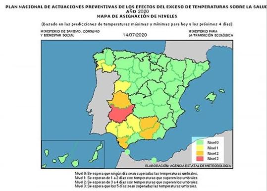 Alerta roja al superar la barrera de los 40 grados durante varios días seguidos