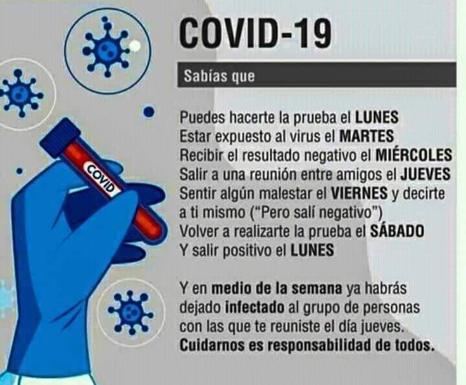 Campanario contabiliza un nuevo positivo por coronavirus, sumando 15 personas afectadas
