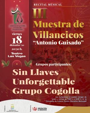 El trío campanariense Sin Llaves actuará en la III Muestra de Villancicos 'Antonio Guisado' en Villanueva de la Serena