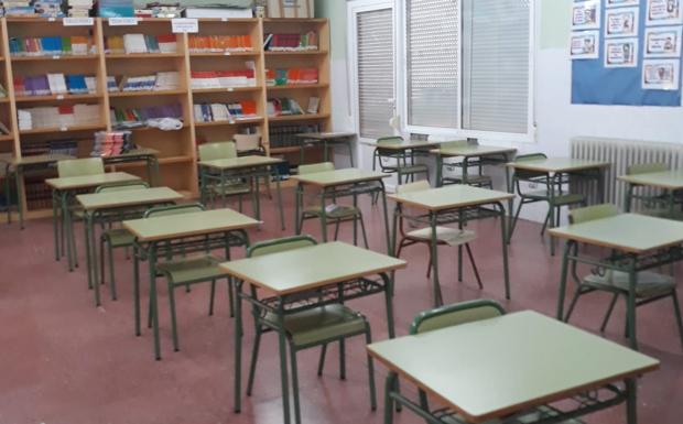 El colegio de Campanario encenderá la calefacción este domingo para aclimatar las aulas