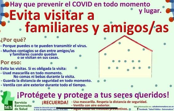 Cuatro nuevos positivos se detectan en Campanario, que cuenta con 37 casos activos