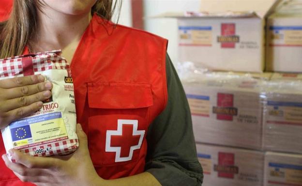 Abierto el plazo para solicitar los lotes de alimentos de Cruz Roja