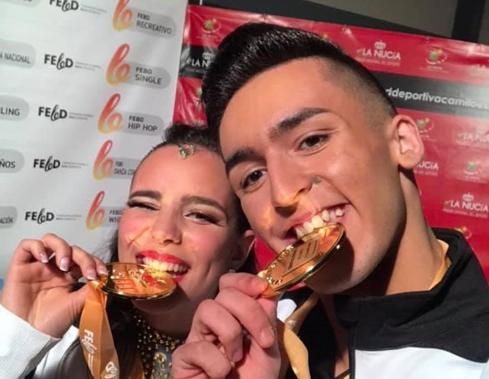 Jesús Blanco y Alba González se llevan el oro en el Campeonato de España de Latinos
