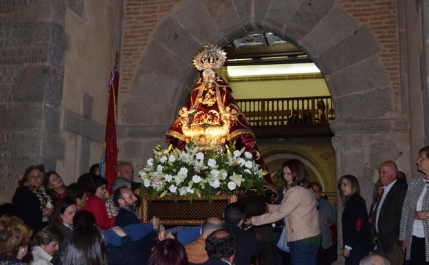 La Virgen de Piedraescrita podrá ser visitada en la Parroquia en diferentes horarios