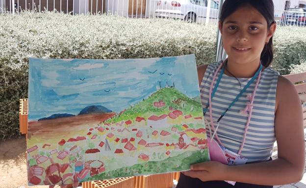 La joven pintora Jessica Trenado sorprende por sus grandes dotes artísticas