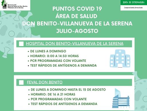 Se suman nuevos puntos para hacer test rápidos de antígenos a demanda y PCR programadas