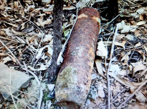 Un pastor encuentra un proyectil de la Guerra Civil en una finca de Campanario