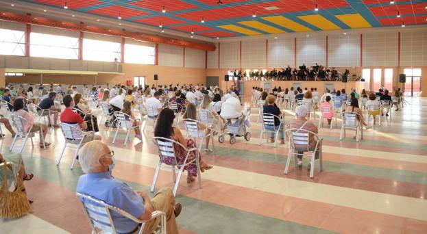 Inauguración del Auditorio remodelado, cuyo coste ha corrido a cargo de la Diputación..